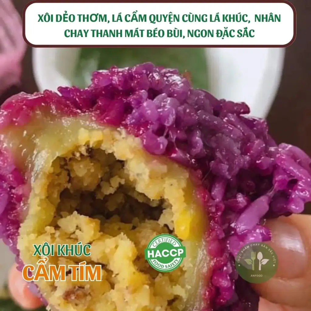 Xôi khúc cẩm tím