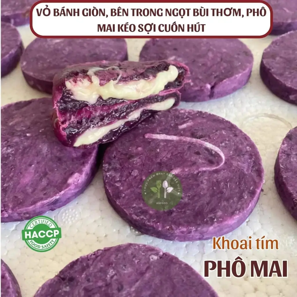 Bánh khoai lang tím cốt dừa