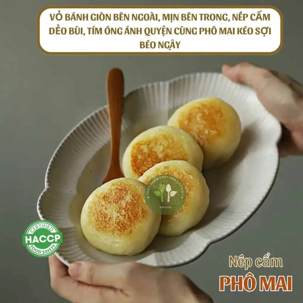 Bánh nếp cẩm phô mai