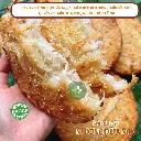 Bánh sắn nếp nướng dừa non