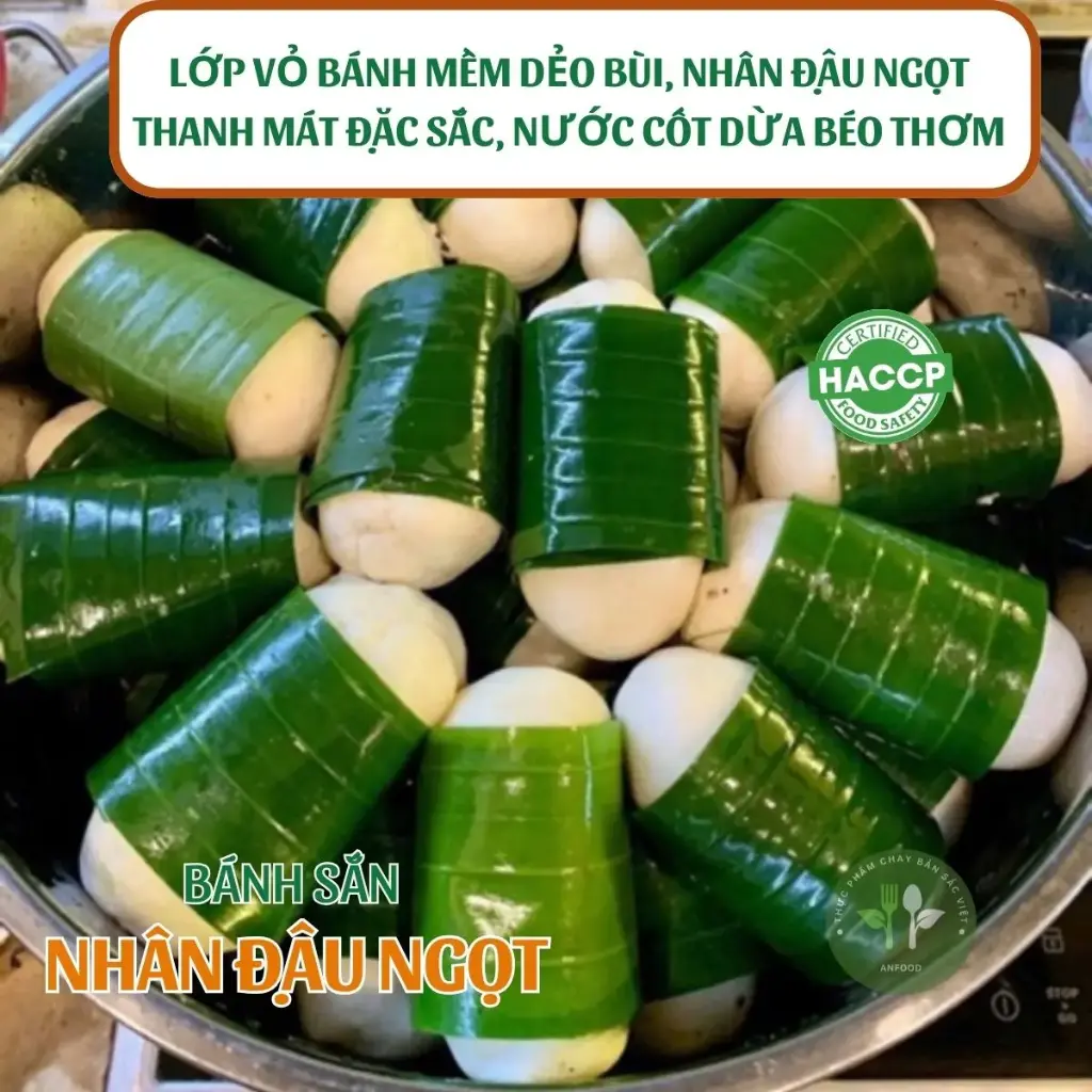 Bánh sắn đậu xanh ngọt