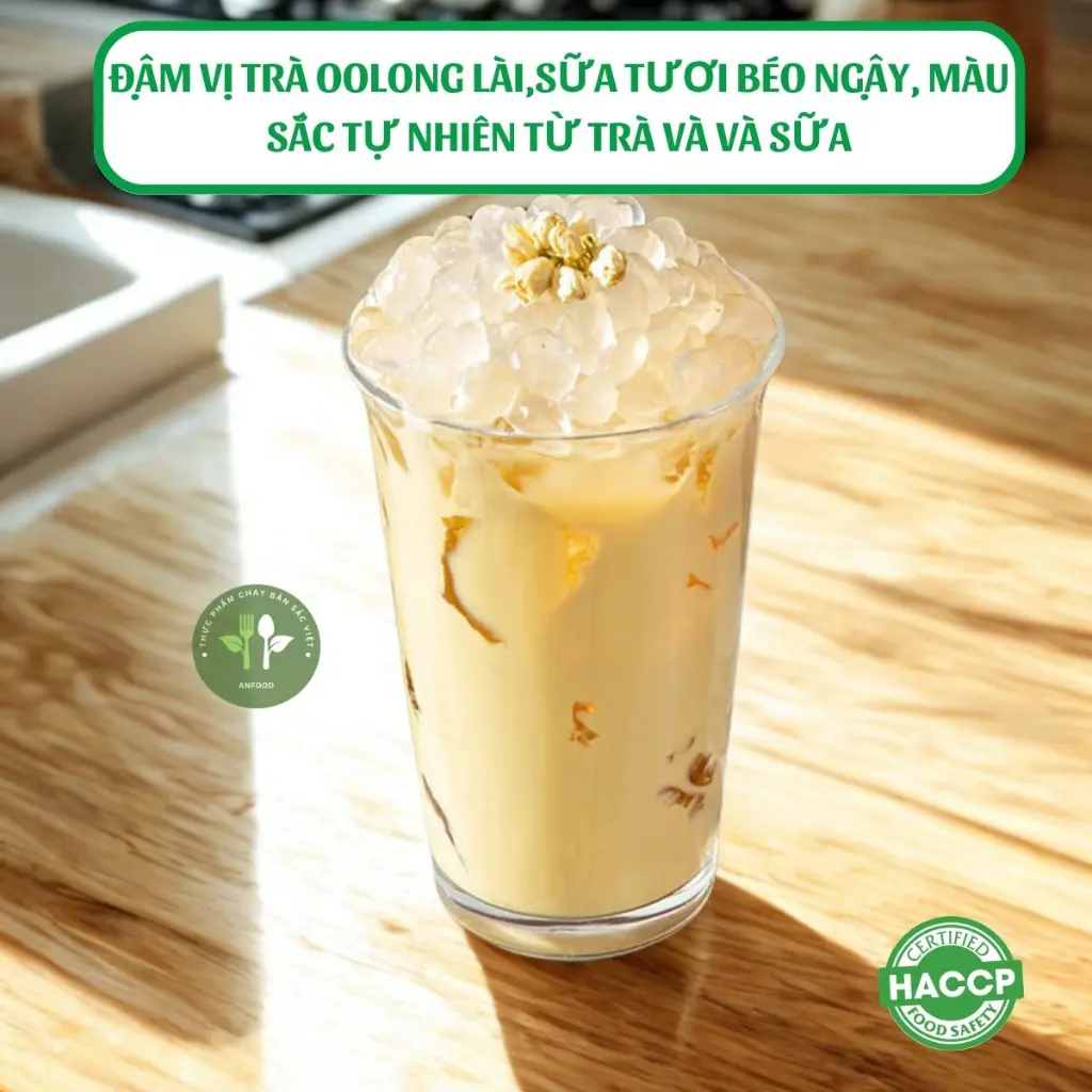 Set Oolong nhài sữa