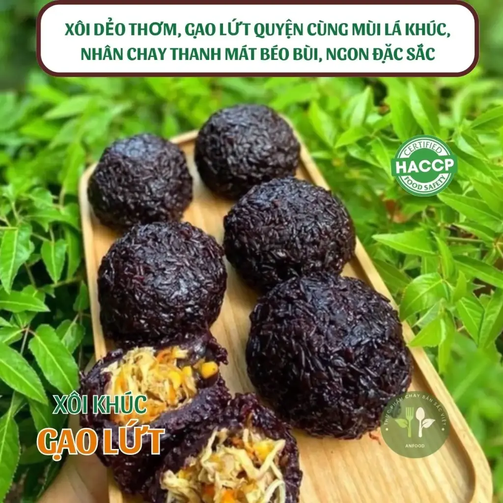 Xôi khúc vỏ gạo lứt