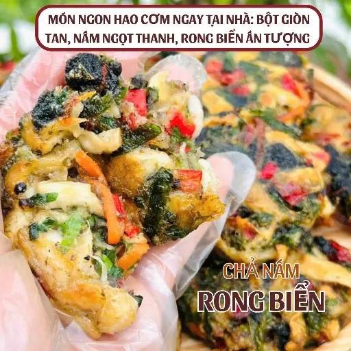 Chả nấm rong biển