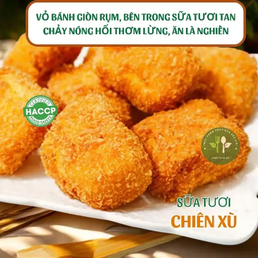 Sữa tươi chiên xù