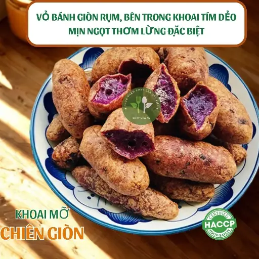 Khoai mỡ chiên giòn