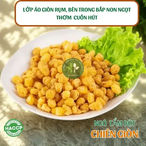 Ngô tẩm bột chiên giòn