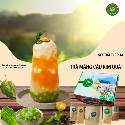 Set Trà mãng cầu kim quất